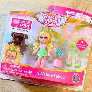 ROYALE HIGH Nature Fairy Doll - BLOSSOM WINGS VIRTUAL CODE